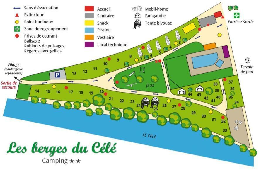 Les Berges Du Cele Hotell Bagnac Exteriör bild